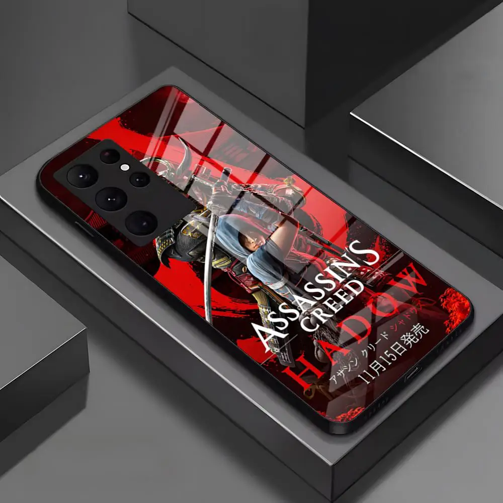 القتلة العقيدة الظلال قضية الهاتف لسامسونج A52 A71 A21 A54 A20 S25 غالاكسي A34 A14 A32 S24 S23 S22 S21 S20 FE غطاء زجاجي #2