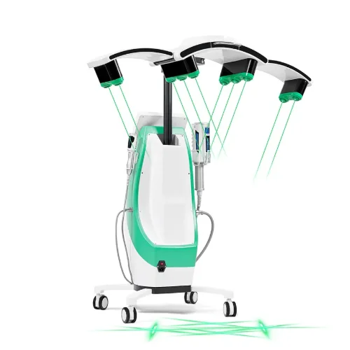 quente!! Laser 2 em 1 10D e rolo de bola interna 532nm máquina de redução de gordura com luz verde ou vermelha