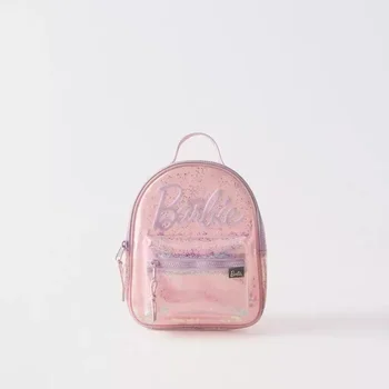 초등 어린이 책가방, 만화 숄더백, 레이저 가방, 공주 스타일 진주 조개 장식, 작은 배낭 