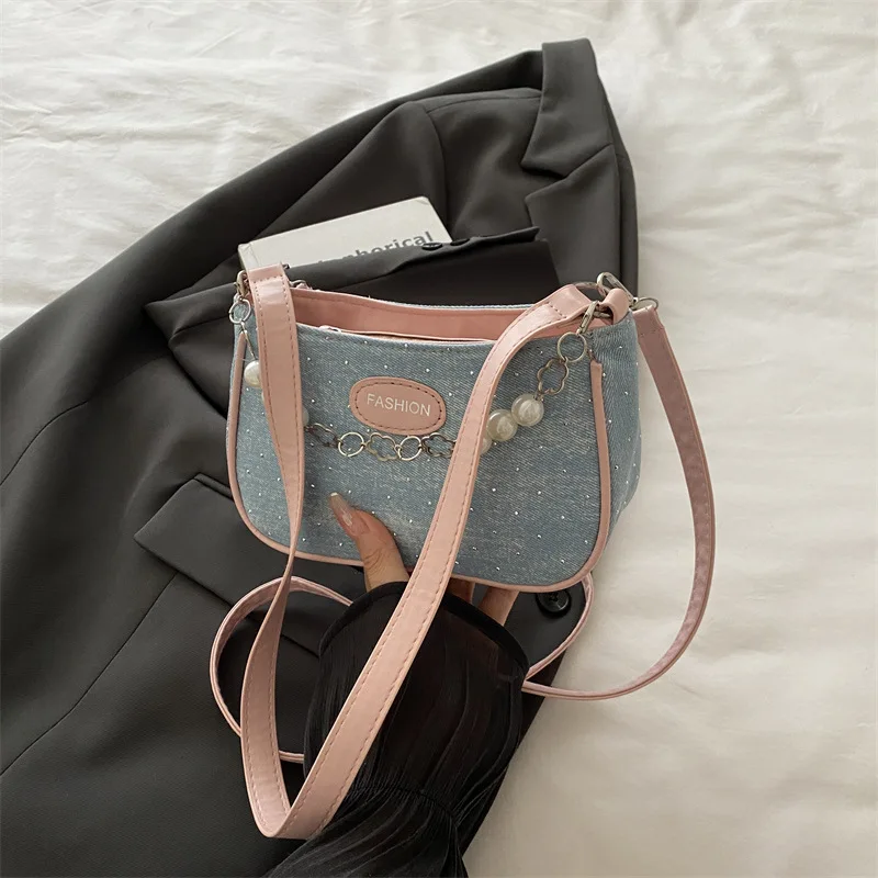 denim-faion-corrente-simples-sli-feminino-crossbody-axilas-pequeno-quadrado-saco-casual-verao-2025-lazer-esteira-sle