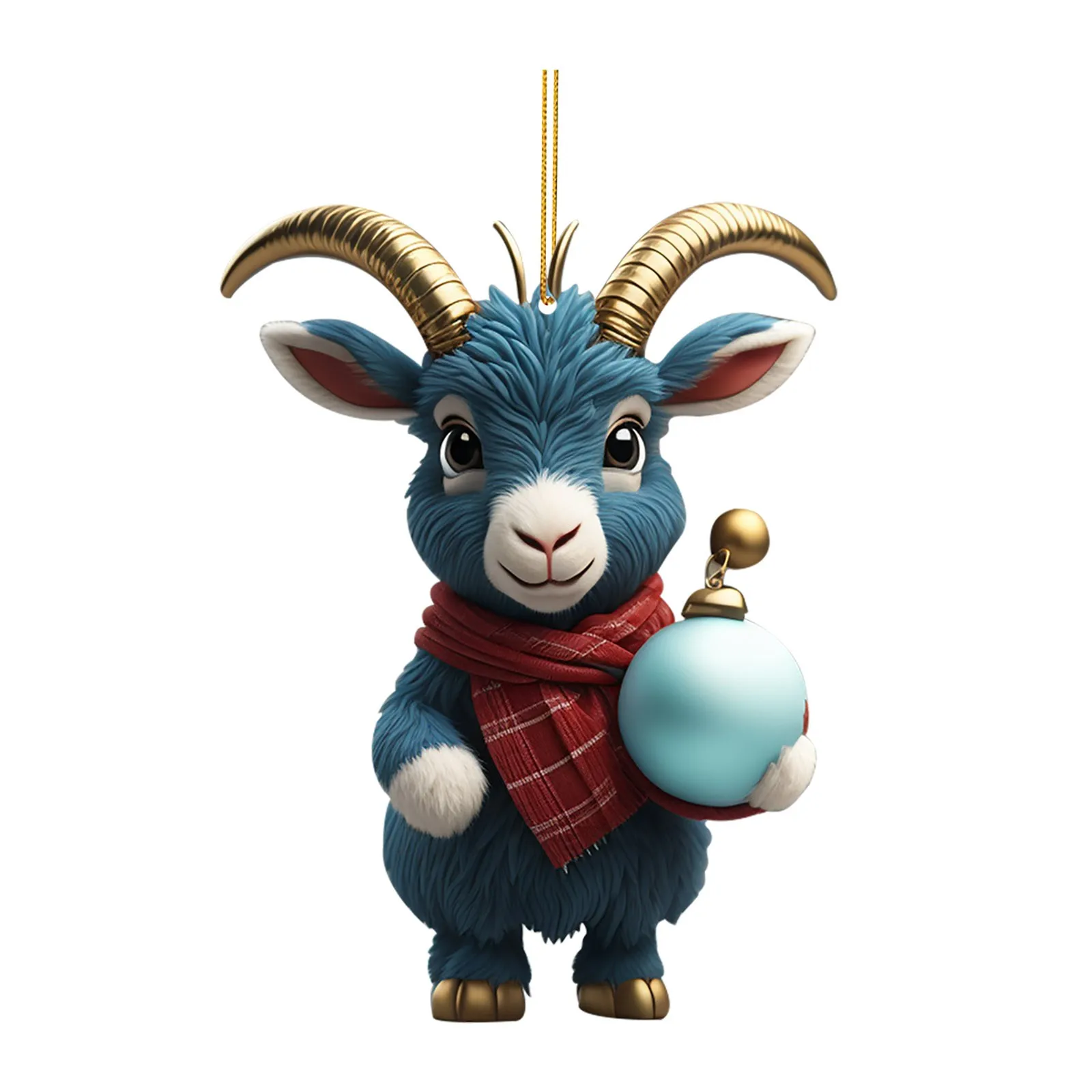 Christmas Cute Goat Home Party Decor Christmas Tree Ornaments For Home Xmas Decoration Party Supplies