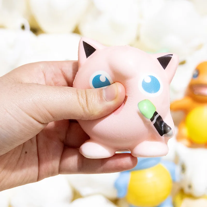Zufällige 4 Stück Pokémon Charmander Squishy Figuren Niedliche Cartoon-Stressabbau-Figuren Tragbares Büro-Unterhaltungs-Fidget-Spielzeug Mini-Geschenk – Detail 6