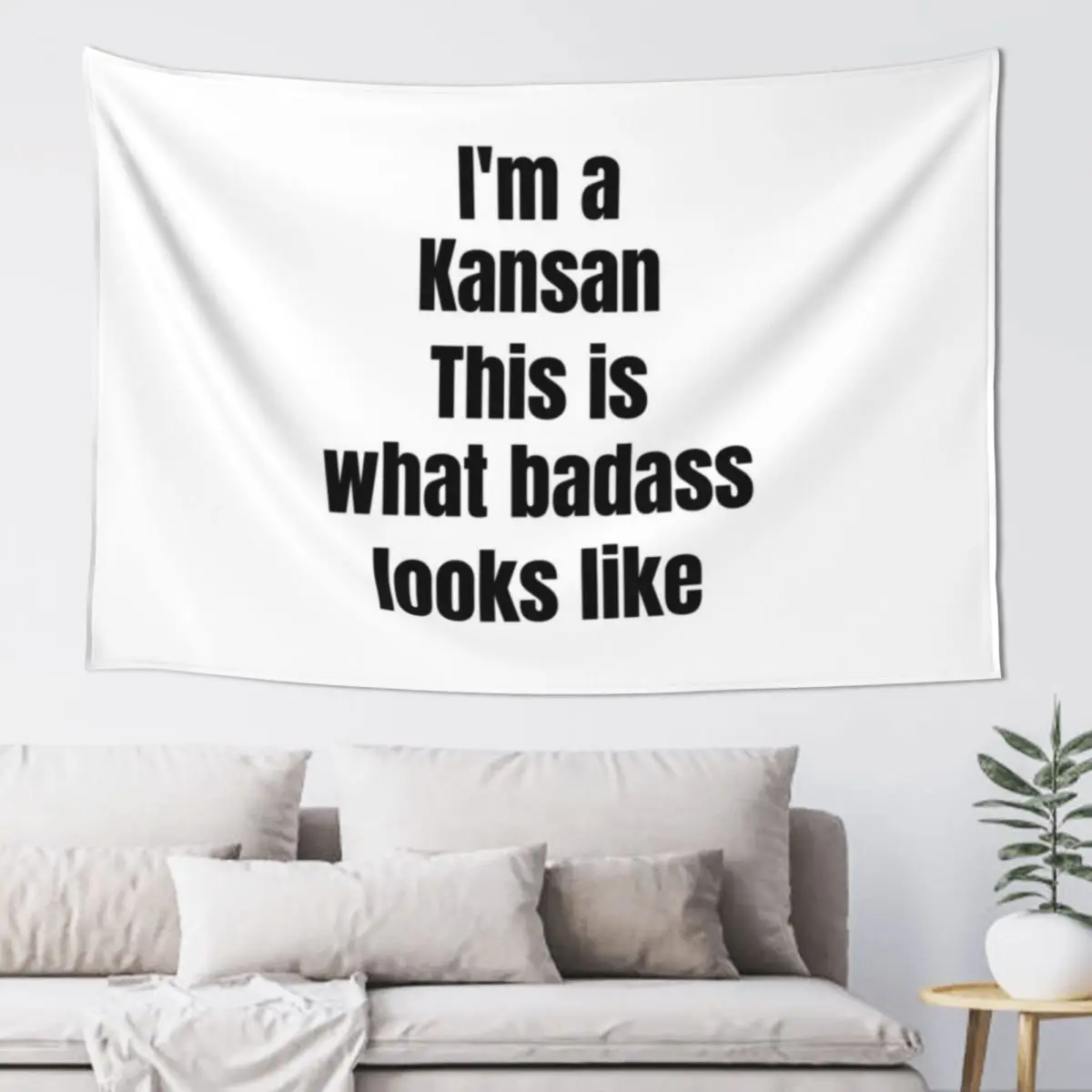 

I'm A Kansan This Is What Badass Looks Like Tapestry Carpet On The Wall Room Decor Korean Style Wall Mural Tapestry