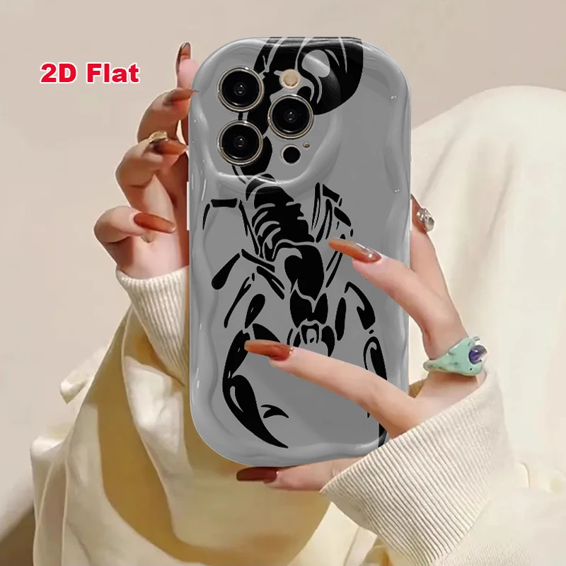 2D Flat Soft Silicone Phone Case For iPhone 18Promax 18Pro 17Promax 17 16Promax 16 15 14 13 12 11 XSmax X/XS Shockproof Transparent Funda Cover