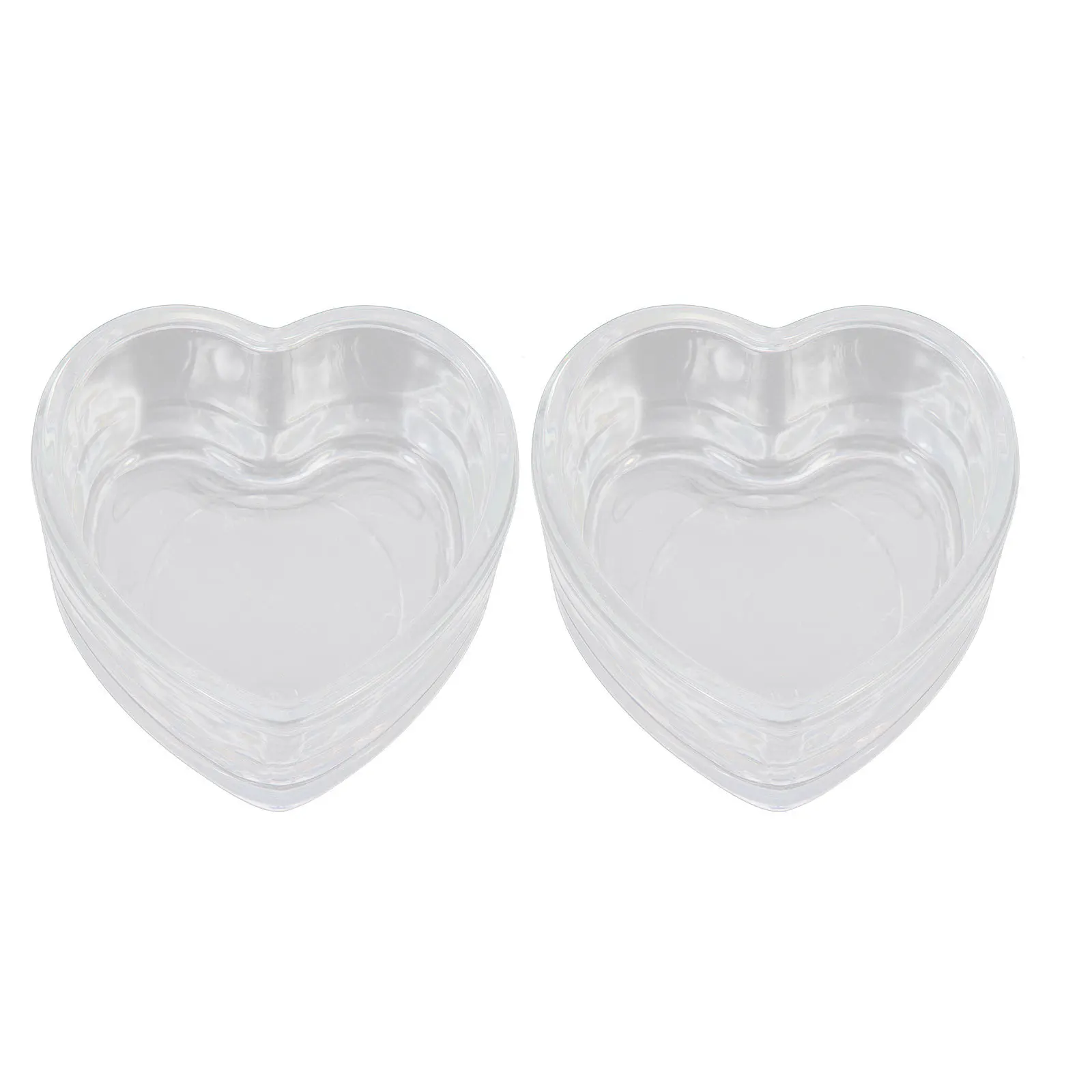 

2 Pcs Compact Hamster Bowl Small Animal Food Chinchilla Water Transparent Pet Supplies