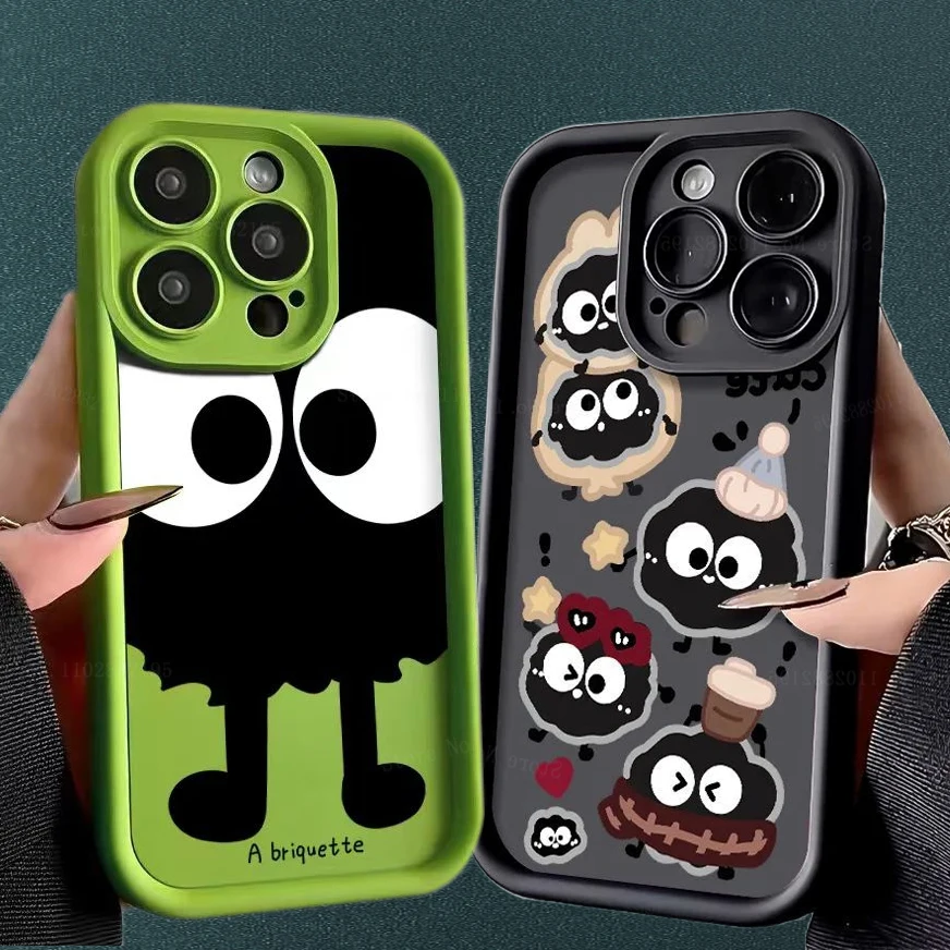 For Xiaomi 13T 12T 13 12 11 Lite 5G NE 12X 12S POCO X5 X4 GT F3 F4 F5 Pro Case Cartoon Big Eye Eggette Soft TPU Silicone Cover