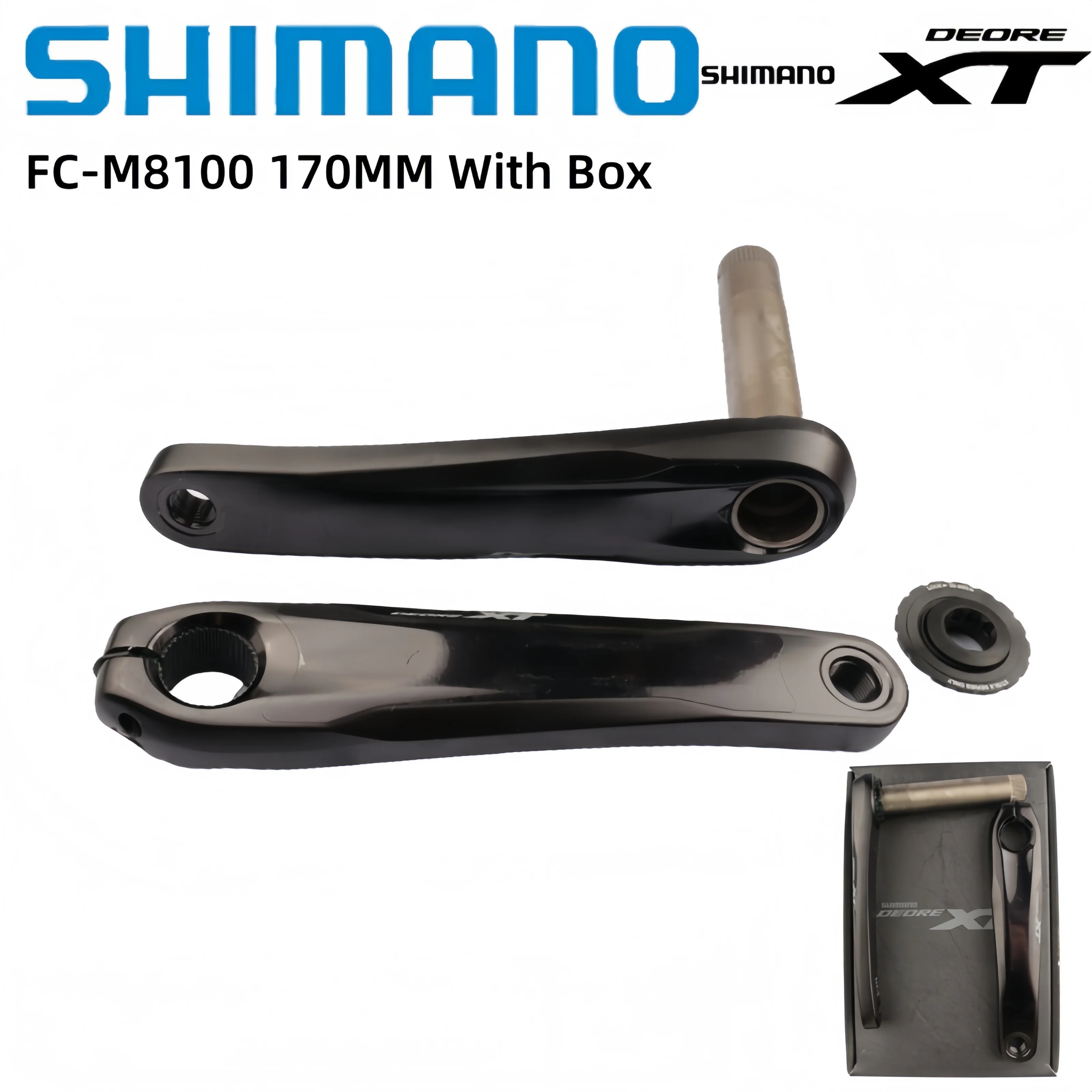 

Shimano DEORE XT Series FC-M8100 Crankarm 170MM With Box For MTB Mountain Bike 12s Original Genuine Shimano