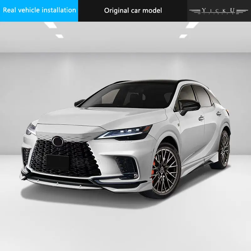 The 2023 body kit front and rear lip side skirts are suitable for Lexus RX modified trd carbon fiber spoilers