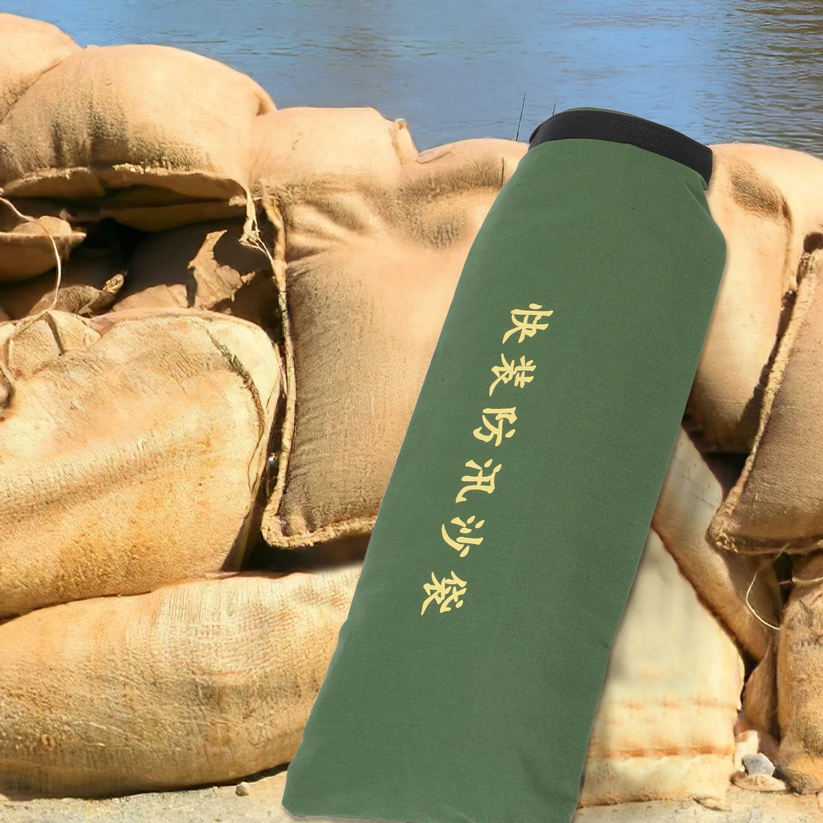 Sacos de arena de barrera contra inundaciones para el hogar y la garaje, pesas rellenas de agua reutilizables para dosel, tienda, patas, tapas de red de trampolín para uso en exteriores