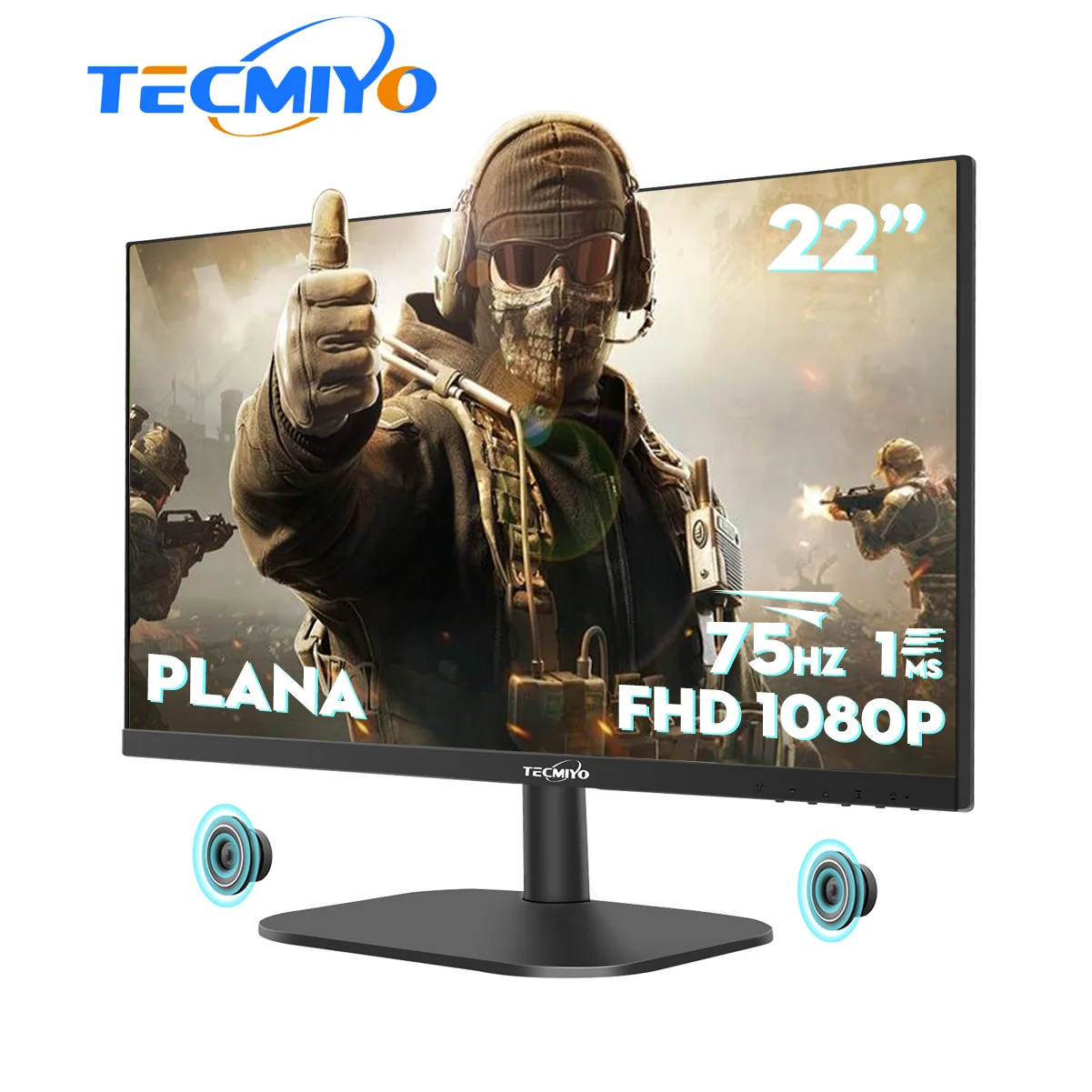 

Tecmiyo 21.5inch Led Screen Gaming Monitor Thin 1k 2k 4k 5k Gaming Monitor Ips Lcd Display Desktop Monitor