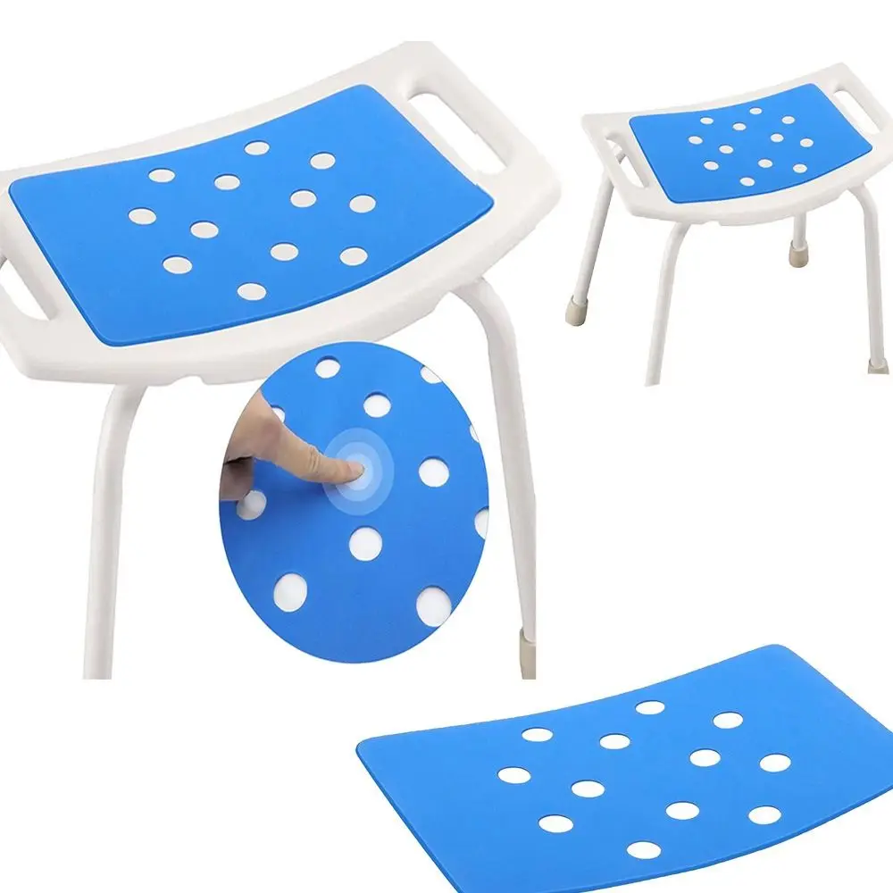 New Non-slip Shower Stool Cushion Paste Adhesive Anti Skid Bath Chair Mat Safety Bath Tub Aid Bathroom