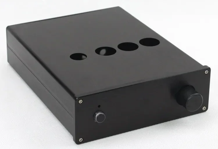 6N4 الألومنيوم مُضخّم صوت الضميمة مكبر كهربائي الهيكل/صندوق 240*190*65 مللي متر