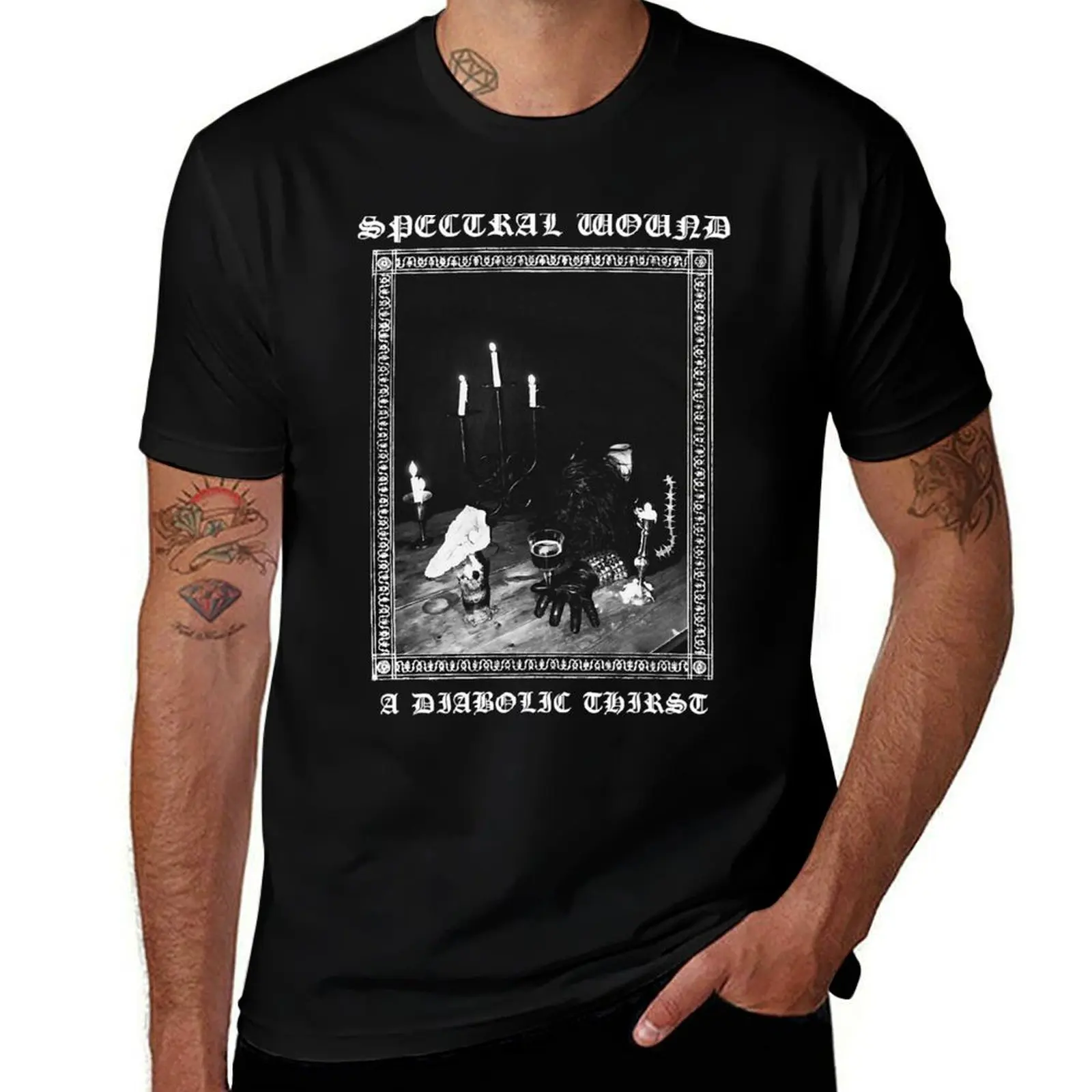 Spectral Wound A Diabolic Thirst T-Shirt Stain Resistant Casual Tee