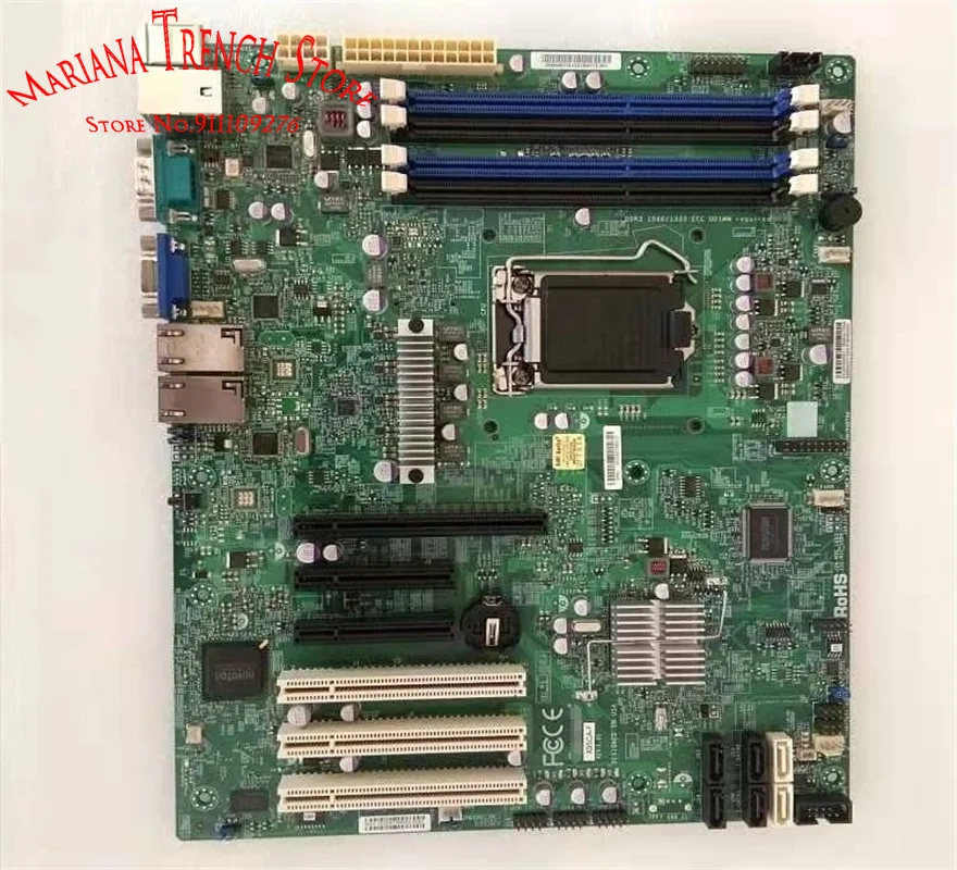 X9SCA-F for Supermicro Xeon Motherboard LGA1155 E3-1200 V1/V2 Series 2nd and 3rd Gen Core i3 DDR3