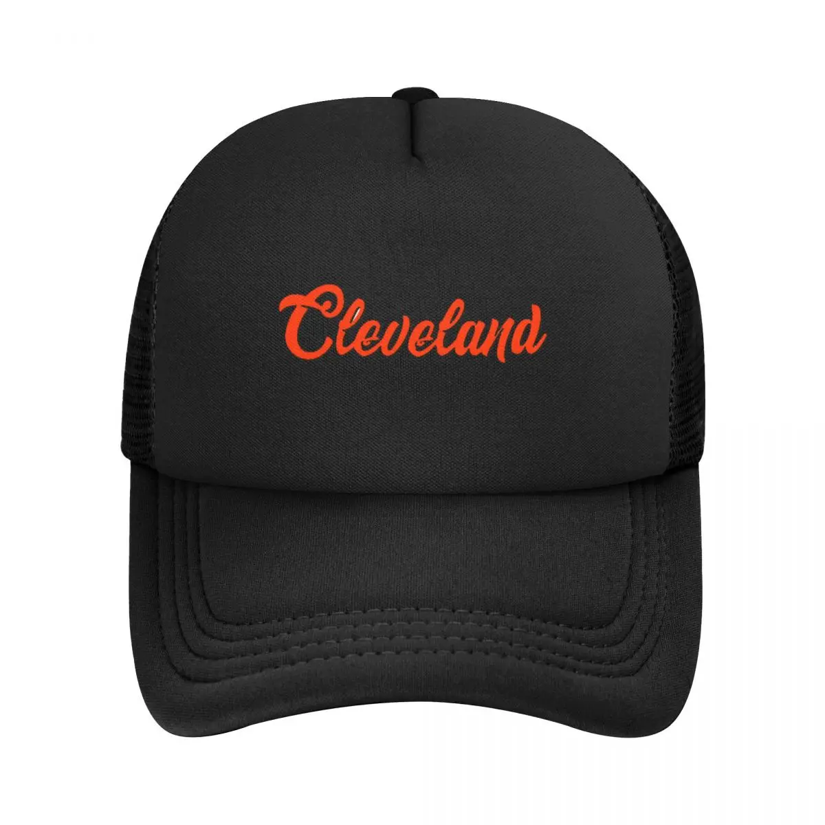 Cleveland Mesh Baseball Caps Snapback Fashion Baseball Hats Breathable Casual Casquette Outdoor Unisex