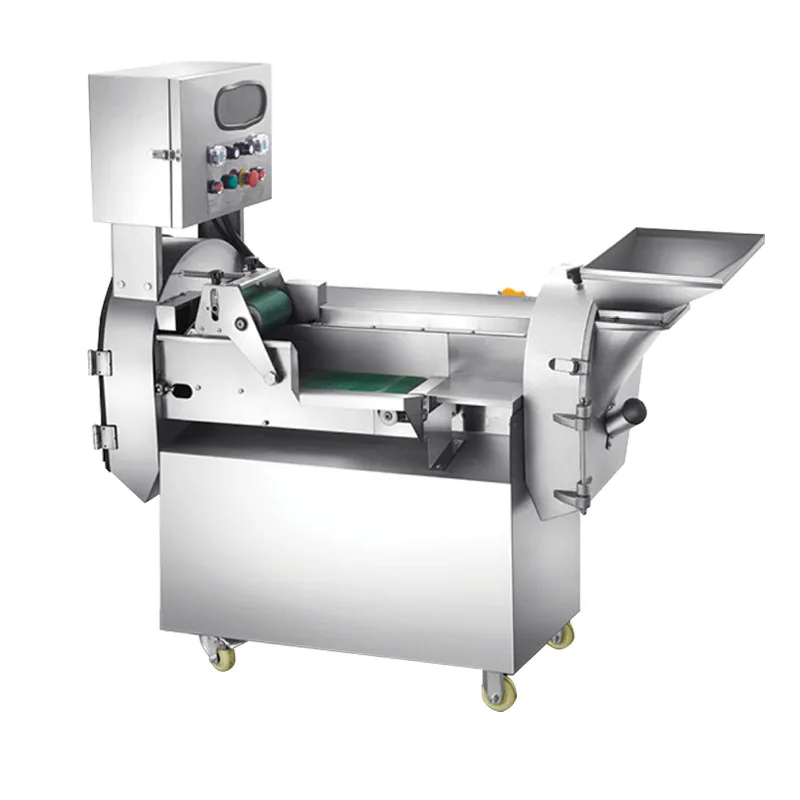 Factory Direct Fully Automatic Stainless Steel Vegetable Cutting Machine Commercial Multi-Functional Dicing Slicing Food