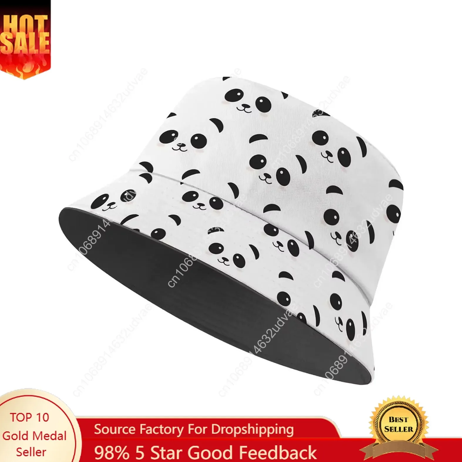 

Black Dinosaur Bucket Hat Beach Sun Hat Aesthetic Fishing Hat for Men Women Teens, Reversible Double-Side-Wear