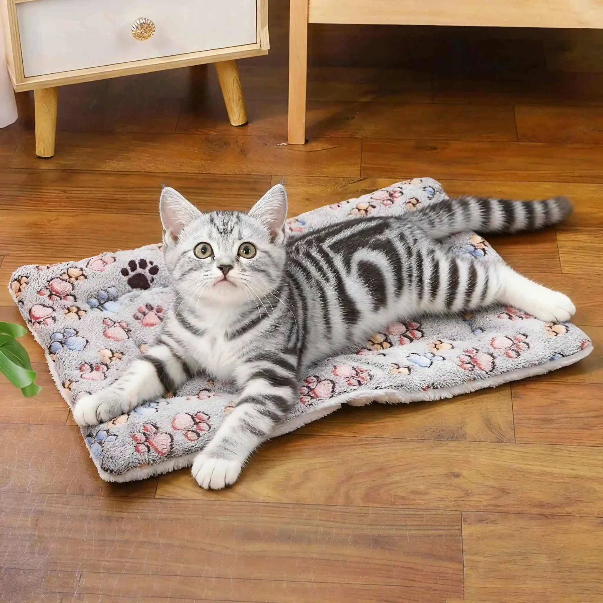 Plush Washable Pet Blanket Mat 3