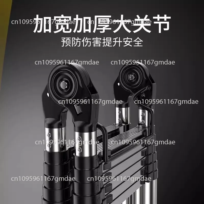 Multifunktionale Teleskopleiter, vertikale Leiter, Zickzackleiter