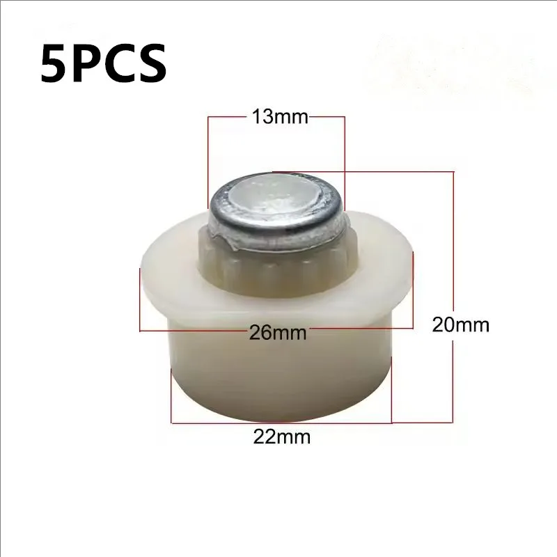 5pcs LEVEL ROD BUTTON PUSH BUTTONS FOR ALUMINUM LEVEL ROD ROUND BUCKLE TOWER RULER