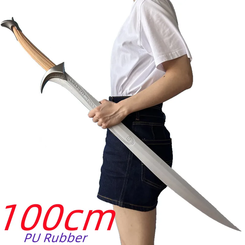 1:1 エルフの剣 Cos 魔法の剣 スティング ゴールド武器 子供のおもちゃ