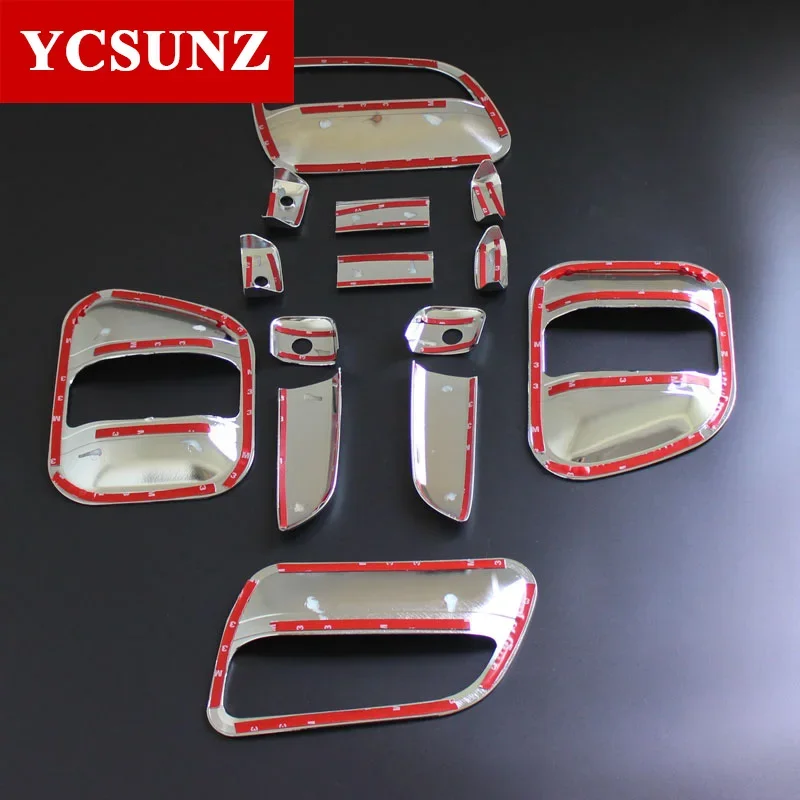 ABS Door Handle Cover For Toyota Hiace Commuter 2005 2006 2007 2008 2009 2010 2011 2012-2018 Chrome Black Car Accessories