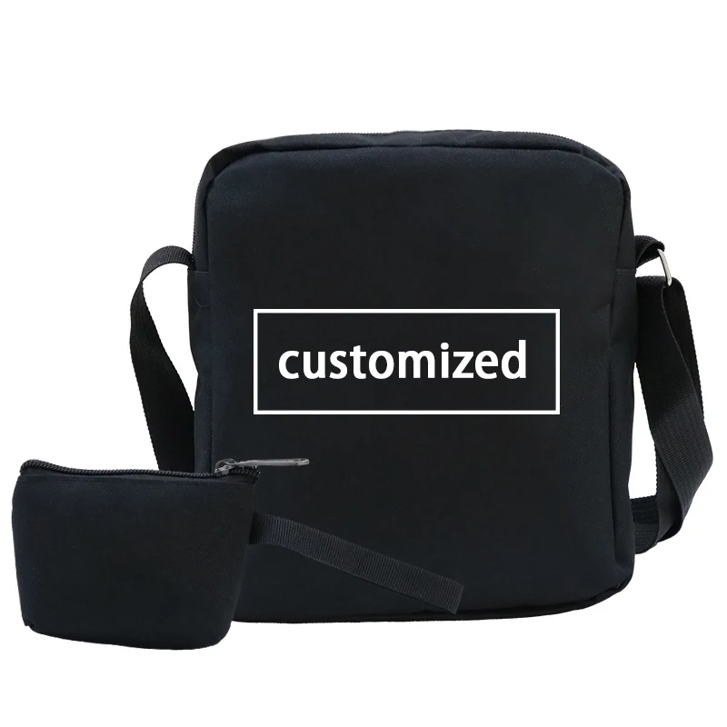 DIY Messenger Bag Customize Your Logo Name Image Women Messenger Bag Ladies Shoulder Crossbosy Bag Girls Dropshipping Wholesale