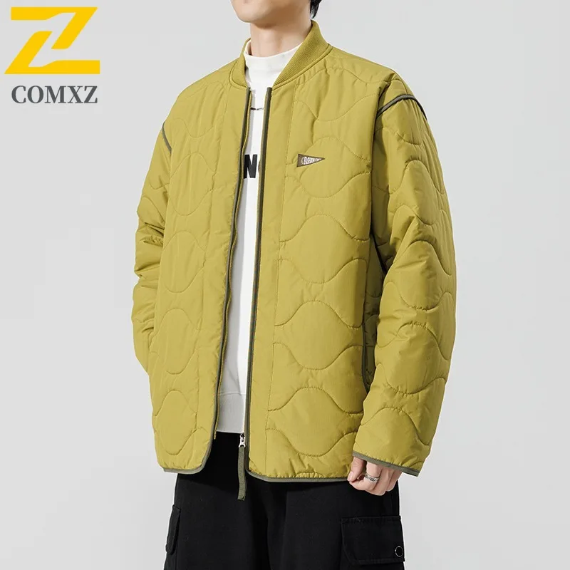 COMXZ hommes équitation rempli veste de luxe aventure en plein air résistant au froid Parka décontracté confort léger hiver nouvelles vestes