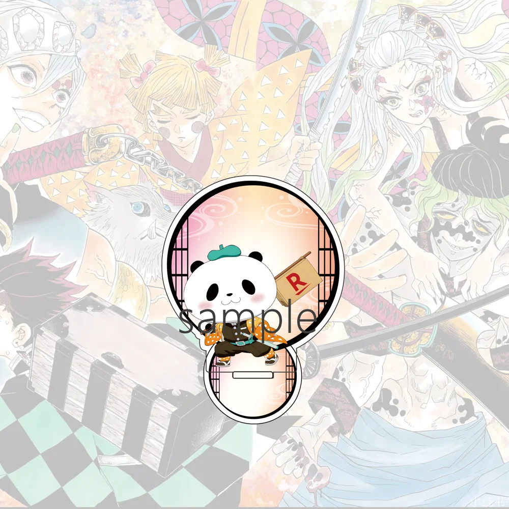 جديد أنيمي شيطان القاتل Q نسخة 10 سنتيمتر الاكريليك الشكل حامل نموذج Nezuko Tanjirou Shinobu Giyuu Muichirou سطح المكتب الديكور هدية