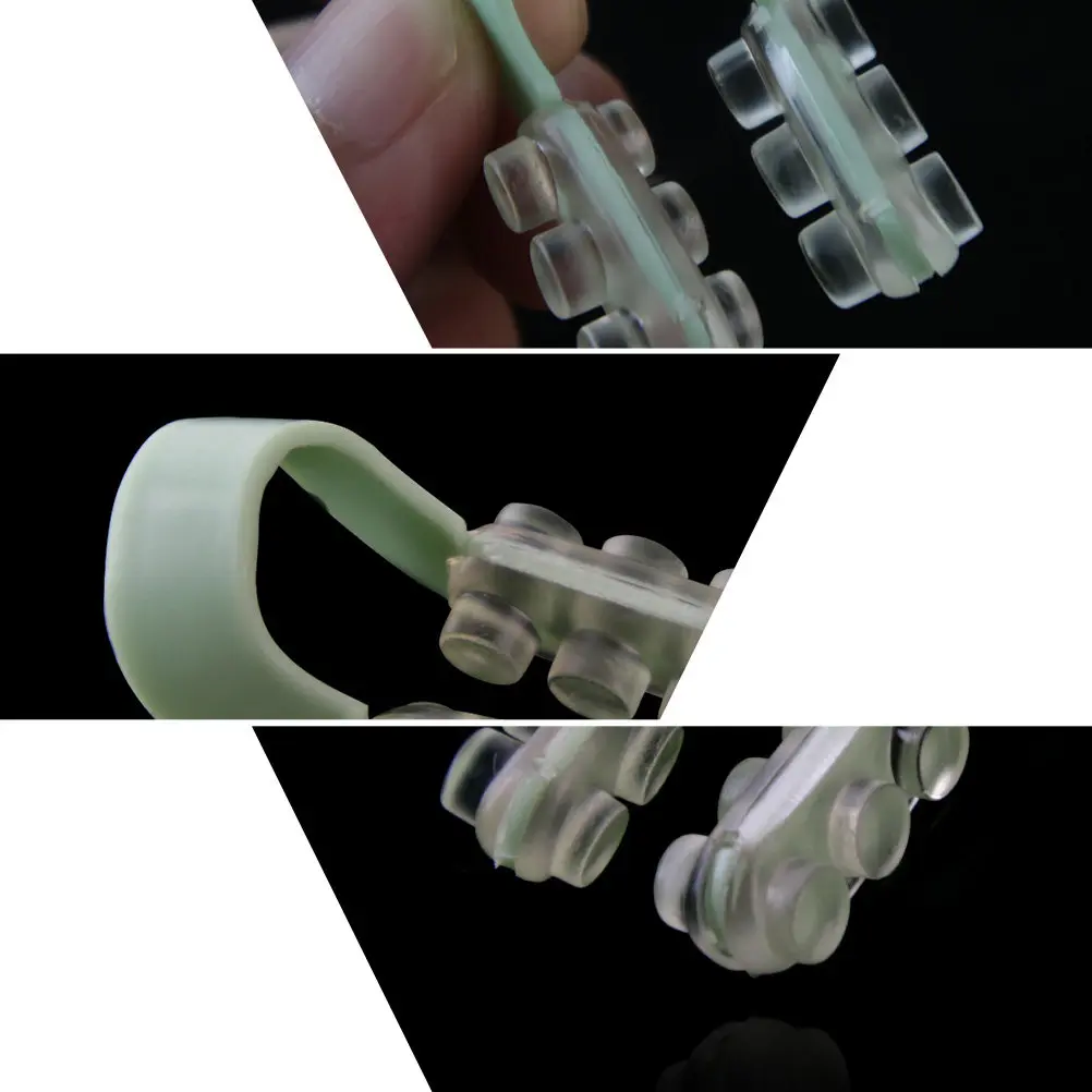 1Set Woman Nose Clips Silica Gel U-Shaped Night Sleeping Nasal Splint Snoring Reduction Comfortable Skin-Friendly Long Life
