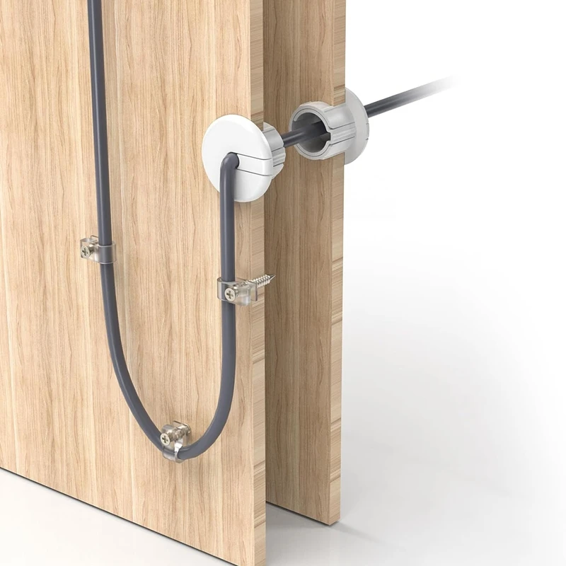 Набор настенных втулок для кабеля Starlink Dishy Ethernet, комплект для прокладки кабеля, комплект втулок для подачи отверстия в стене, комплект втулок для кабеля, 2 шт.