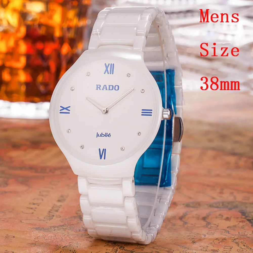 Top Rado Original Brand Watches For Mens Ladies Luxury Ceramic 38MM/28MM Simple Women Watch High Quality Sports AAA Male Clocks image 3