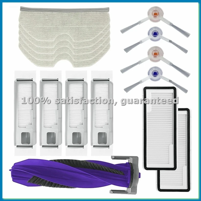 

Запасные части для робота-пылесоса Narwhal Freo X Plus: основная и боковые щетки, HEPA-фильтр, салфетка для влажной уборки, мешки для сбора пыли - A79M