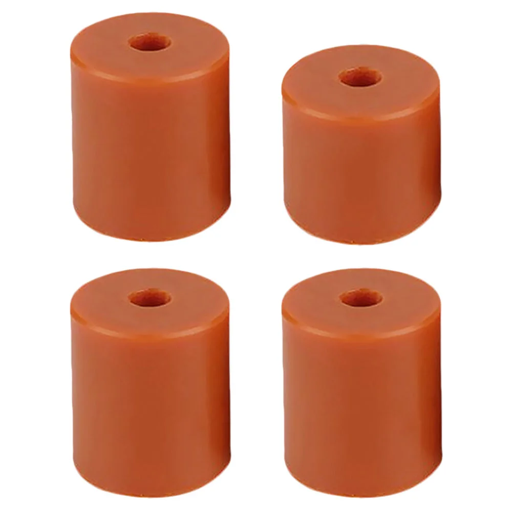 

4 Pcs Printer Accessories 3D Hot Bed Column Heat Mounts Leveling Heat-resistant Silicone Buffer Silica Gel Stable