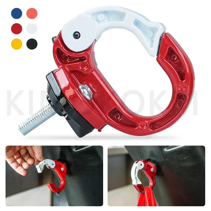 Motorbike Universal O-type Luggage Hook Helmet Holder Cargo Mount Motorcycle Aluminum Alloy Front Claw Hanger Holder Accessorie