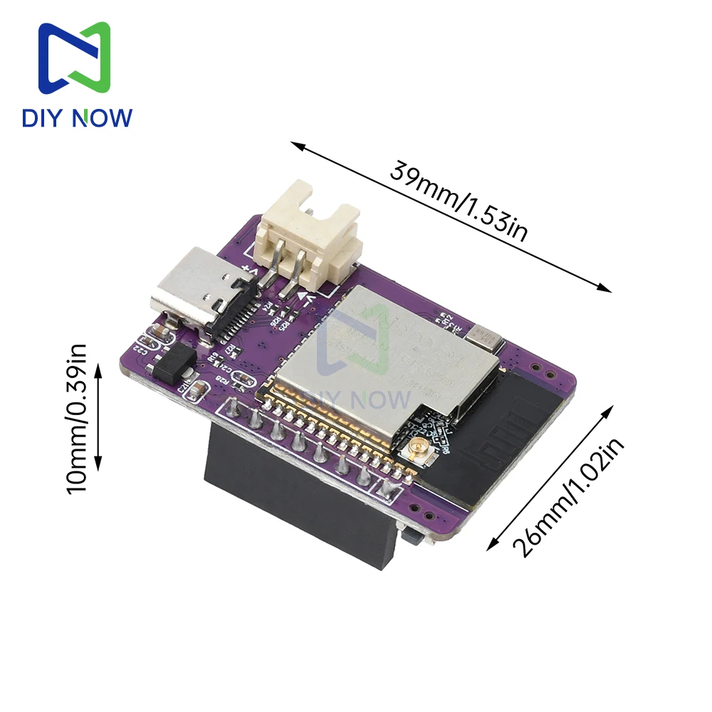 ESP ESP32 S3 N16R8 مجلس التنمية Xiaozhi AI وحدة روبوت الحوار الصوتي مع شاشة OLED 0.96 بوصة واجهة من النوع c