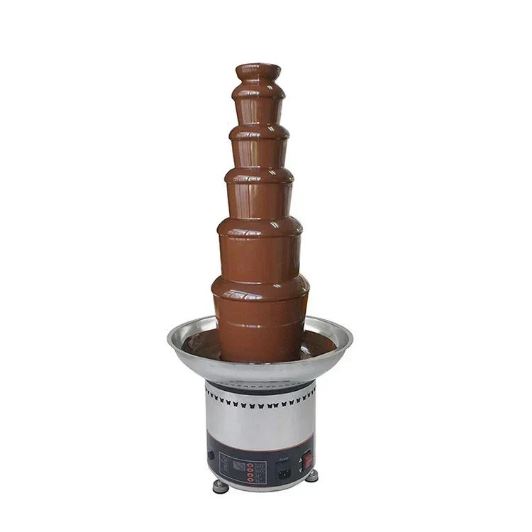 

Huge Chocolate Fountain Four Or Seven Layers Heating Fondue Maker