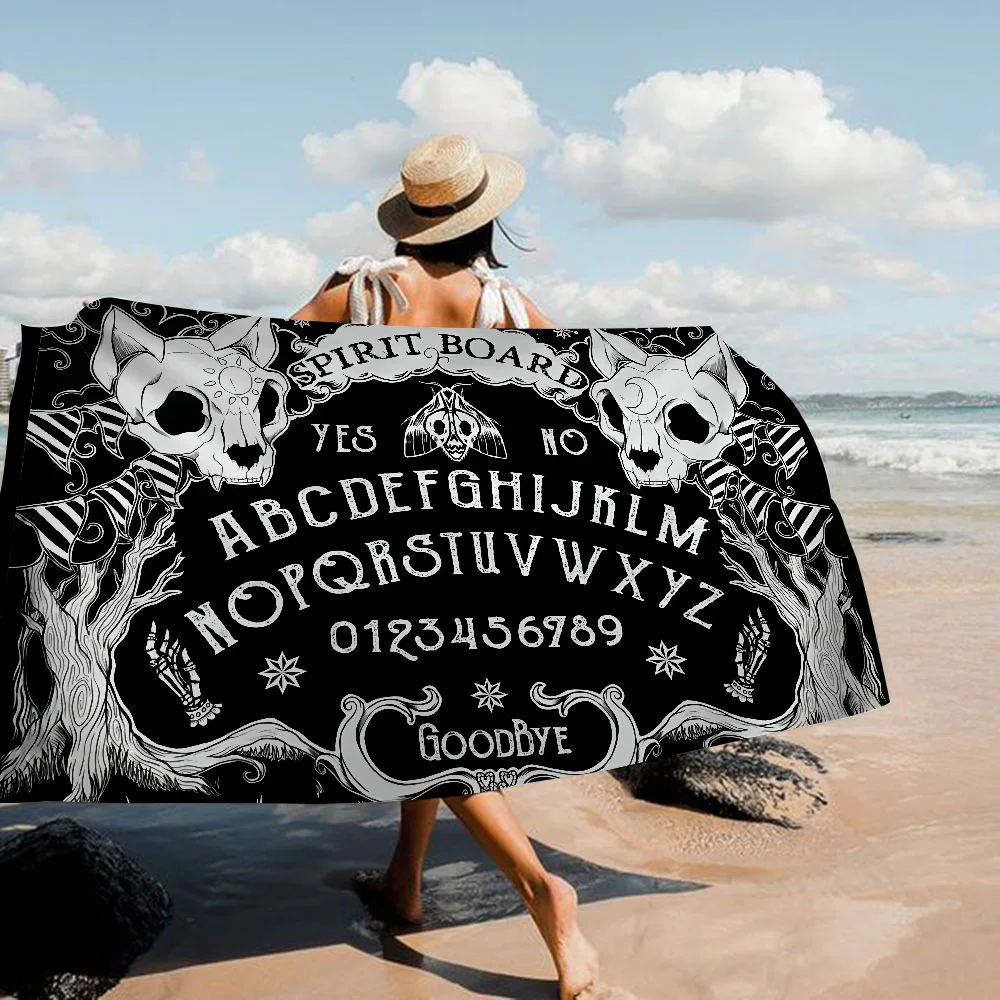 Ouija Toalla de playa personalizada para niños, Toalla de baño, toalla de piscina, regalo de vacaciones, toalla de Picnic, regalo de fiesta