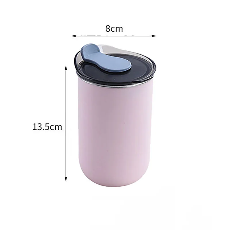 Insulated water bottles with lids, wine glasses, Thermo Coffee Cup Mug， Keep Warm Hot Cold For Juice Tea Water Ice Beverage view 5