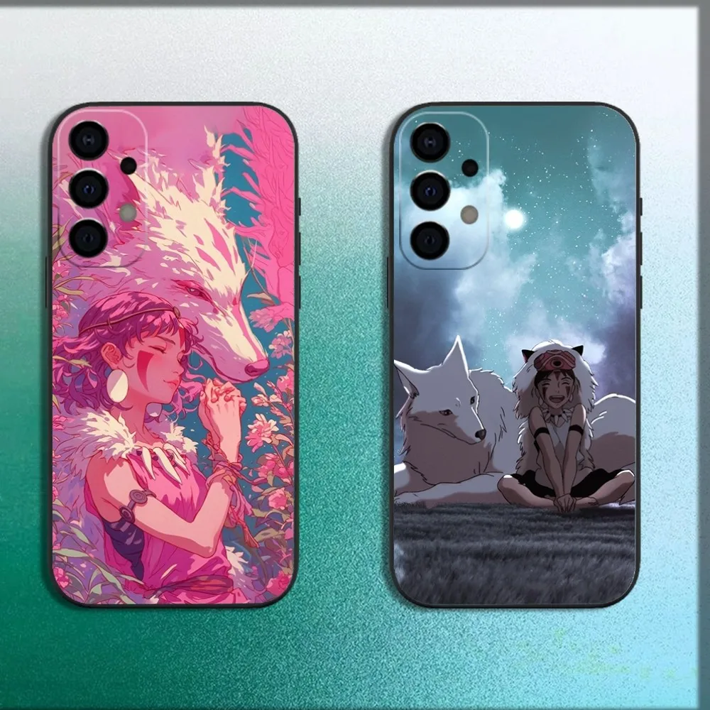 M-Mononoke H-Himes Phone Case For Samsung Galaxy A13,A21s,A22,A31,A32,A52,A53,A71,A80,A91 Soft Black Cover