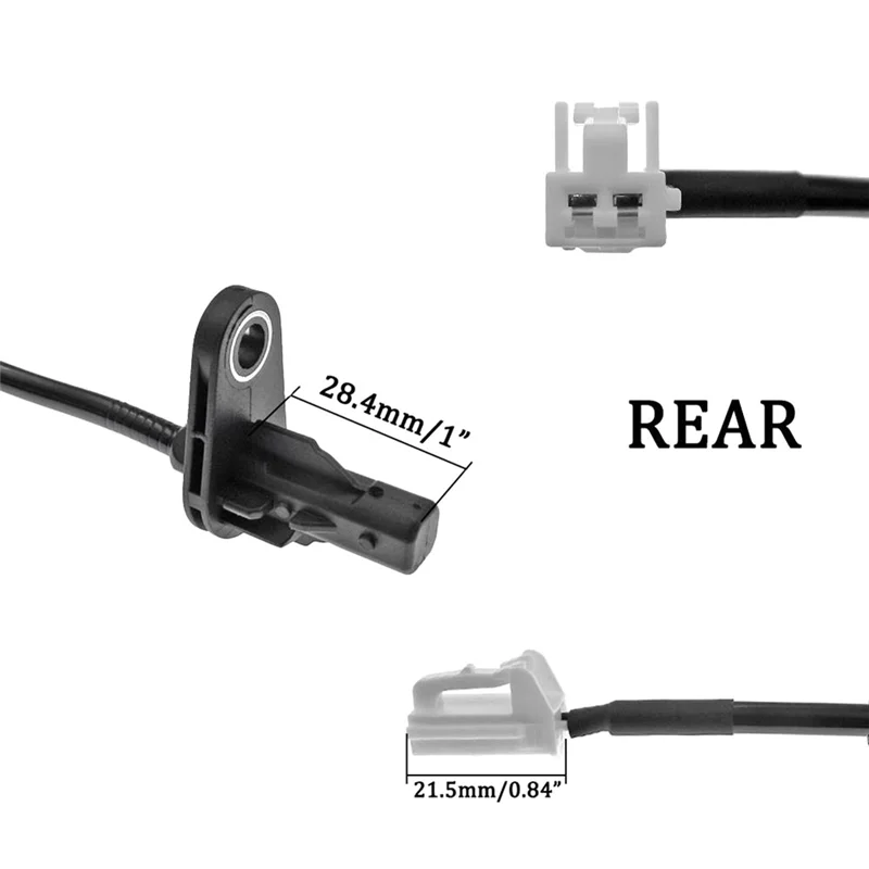 

Brake Wheel Speed Anti-Lock Sensor Black Automotive Supplies For Hyundai Tucson Ix35 KIA Sportage 2.0 2.4 2011-2016
