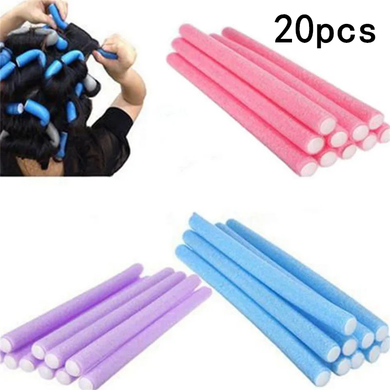 

10/20 шт. универсальные бигуди для завивки волос, цветные губчатые бигуди, бигуди из жемчужного хлопка, бигуди из ЭВА