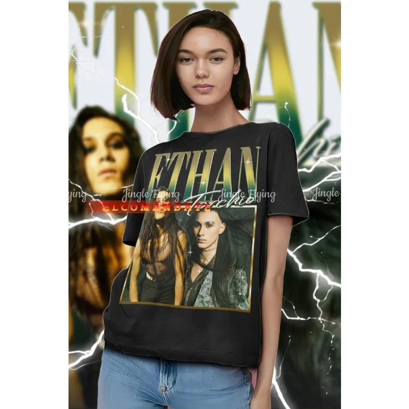 Camiseta Vintage de homenaje, camisetas para fanáticos, suéter Retro de los años 90, camiseta de regalo Ethan Torchio Merch