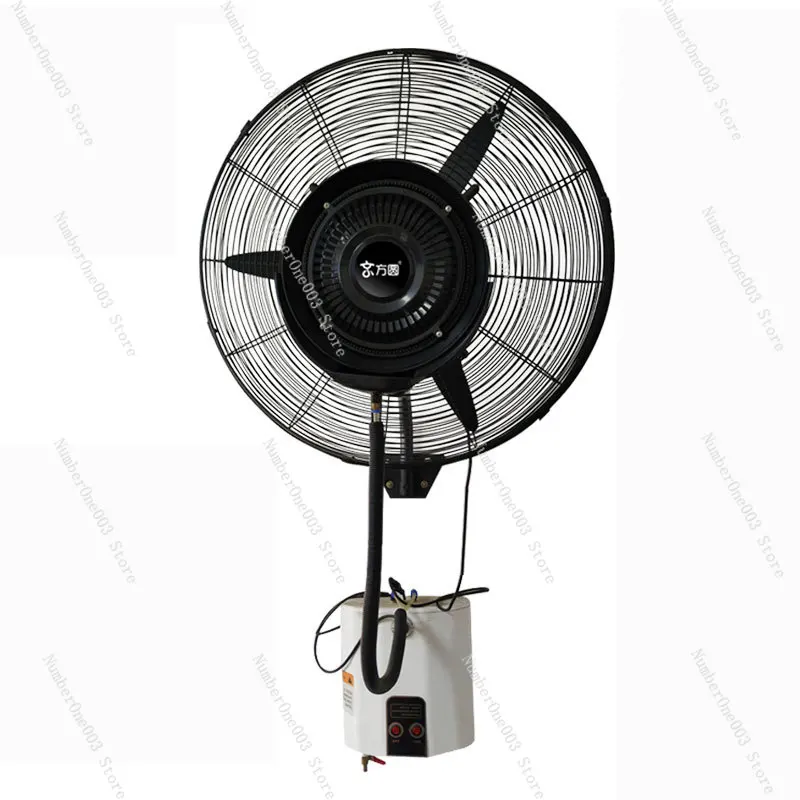 

Wall-mounted Industrial Spray Fan, Strong Wind Force, Remote Control Cooling, Water-cooled Fog, High-power Factory