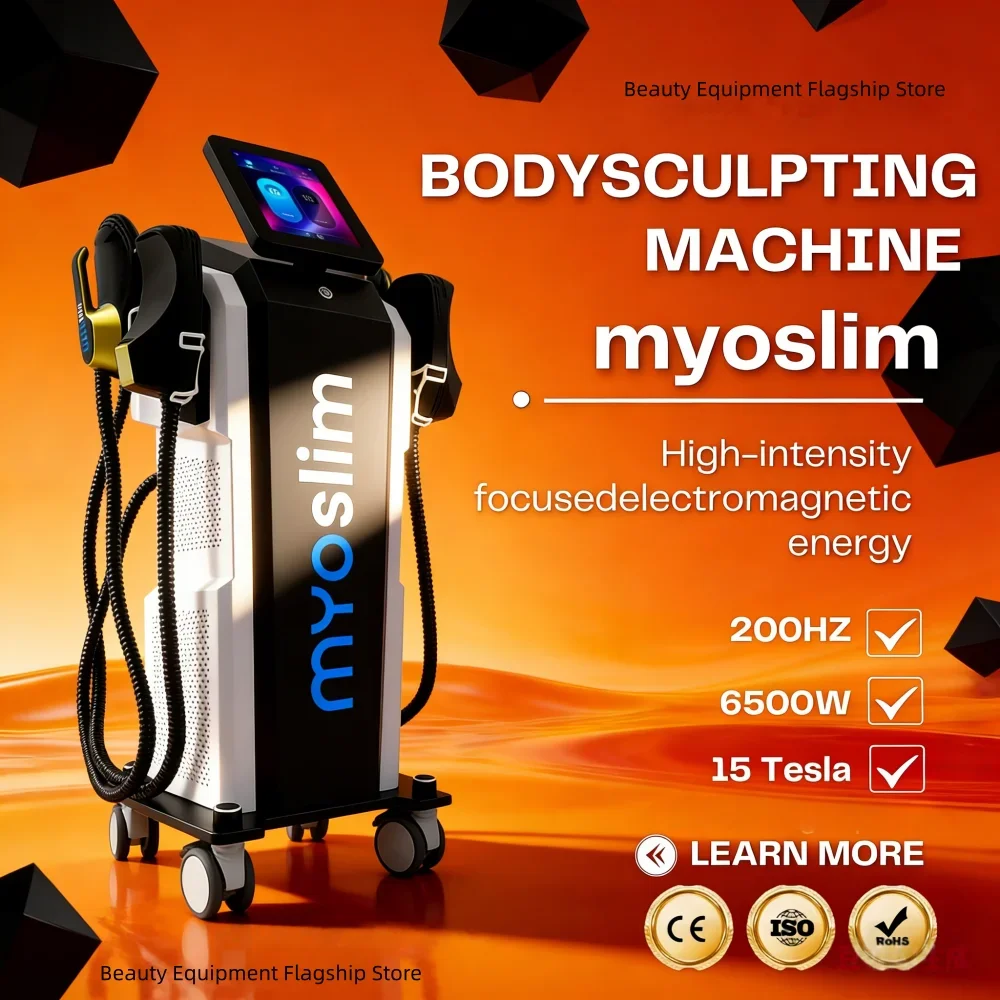 

MYOslim Pro 6500W EMS Body Sculpt Machine HiEMT Muscle Stimulation Professional Weight Loss And Slimming Device