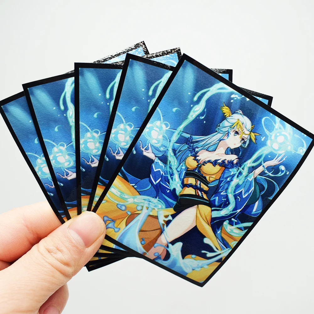 

100PCS Card Sleeves Goddess Matte Board Games Ultimate OuterTrading Cards Protector Tarot Shield Magical Card Cover PKM 66x91MM