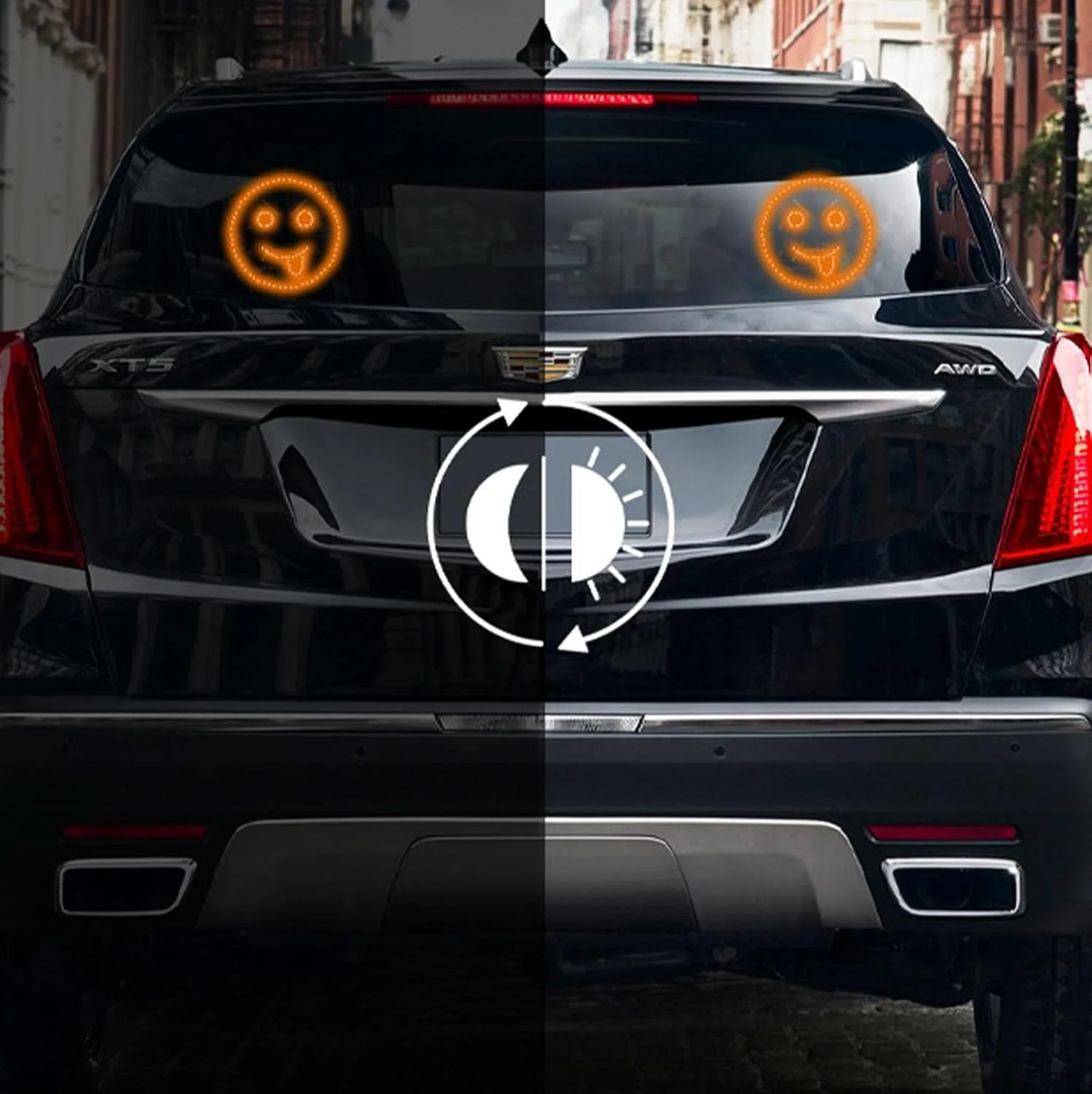 Finger Car Light with Remote 4 Emojis and 4 Gestures Cool Car LED Sign Road Rage LED Sign for Car Fun Car Gadgets Truck Accessories for Men & Women view 5