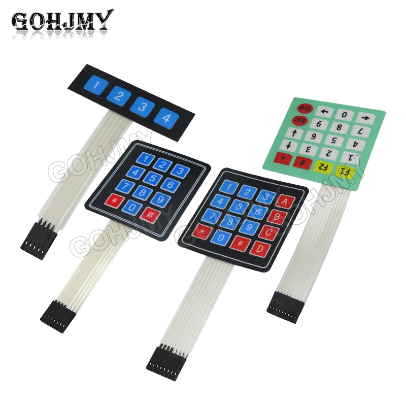 4 12 16 20 Key 1*4 3*4 4*4 4*5 Membrane Switch Keypad 1x4 3x4 4x4 4x5 Matrix Array Matrix keyboard for arduino smart car