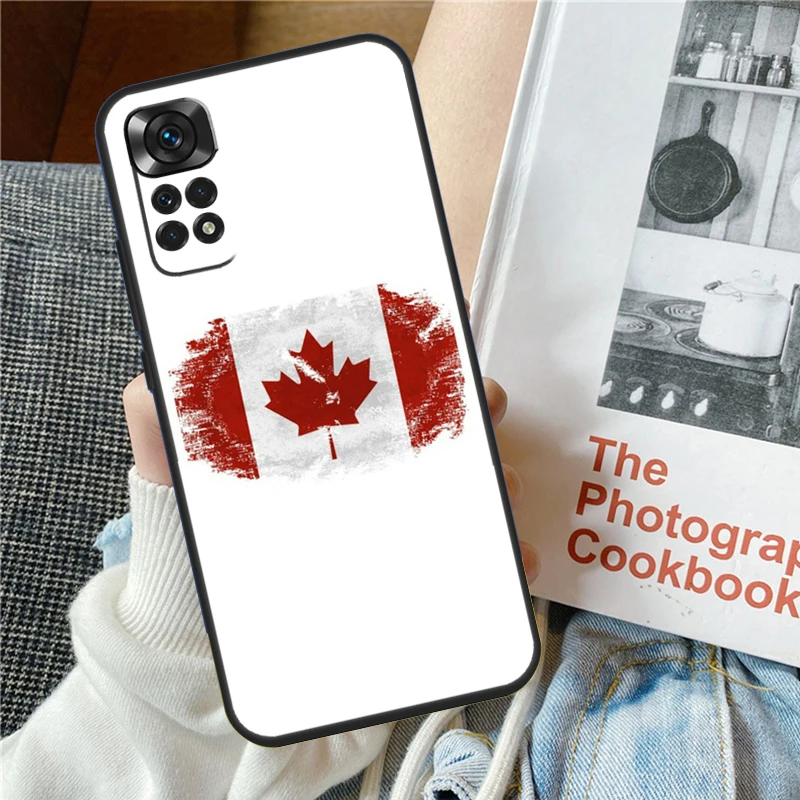 Canada Canadian Flag Phone Case For Redmi Note 12 11 10 9 8 Pro 8T 9S 10S 11S 12S 9A 10A 9C 10C 12C 13C Cover