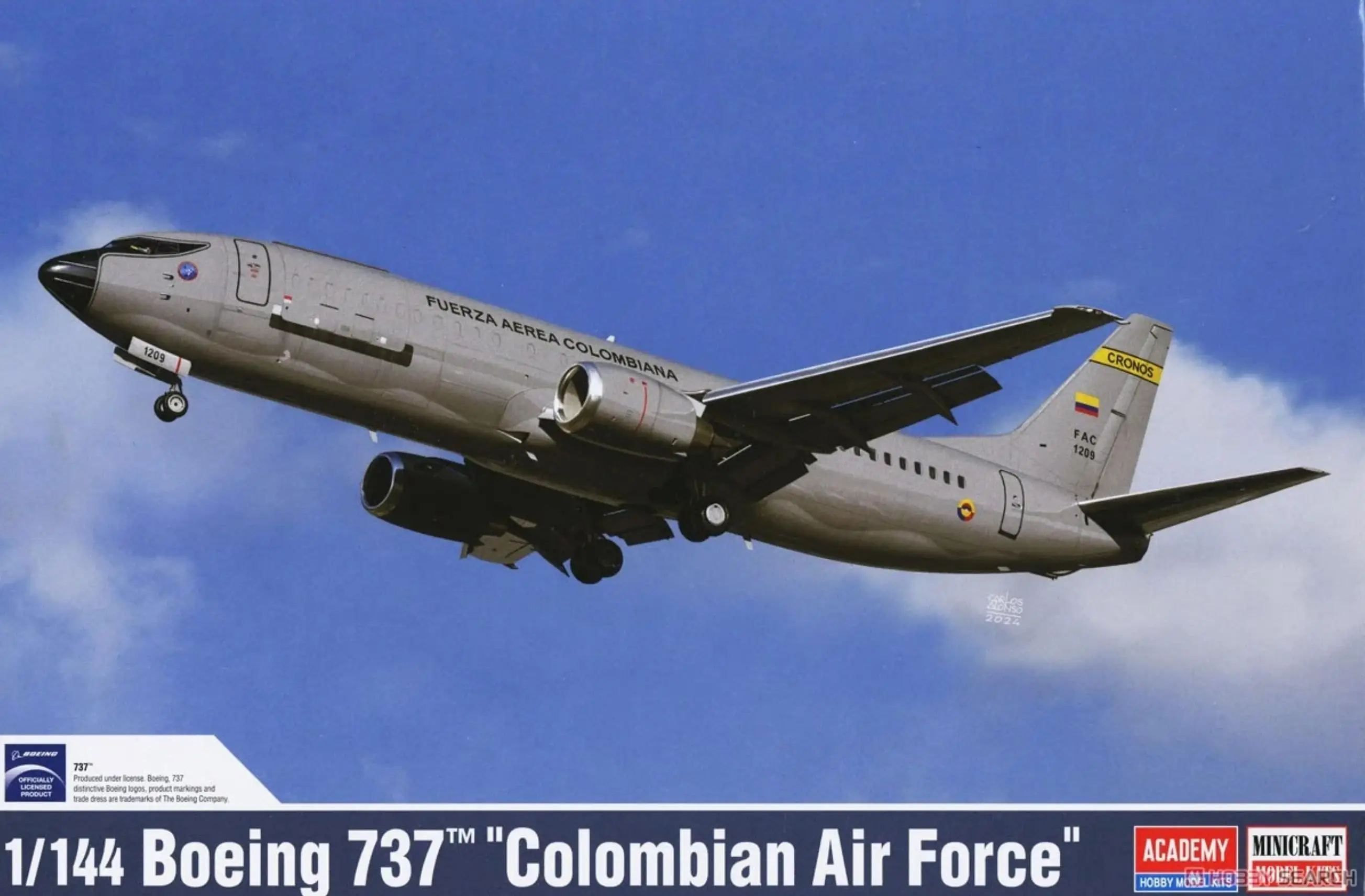 Academy AC12639 1/144 Boeing 737 Colombian Air ForCe Model Kit